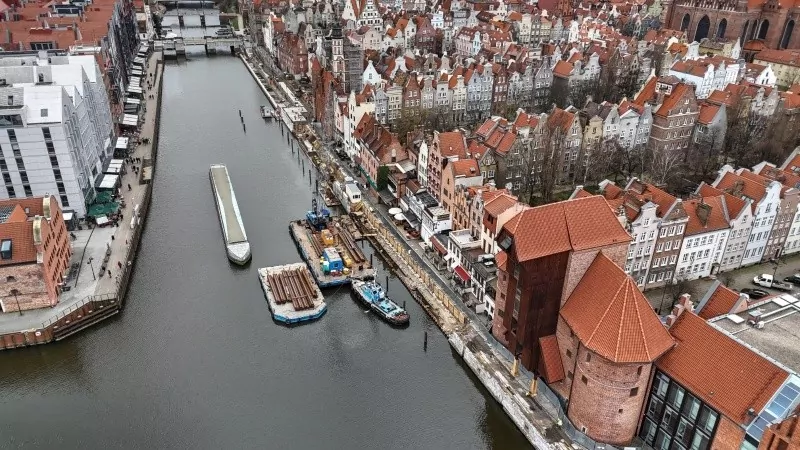 Remont Długiego Pobrzeża w Gdańsku. Kolejna faz prac (FOTO: DRMG)