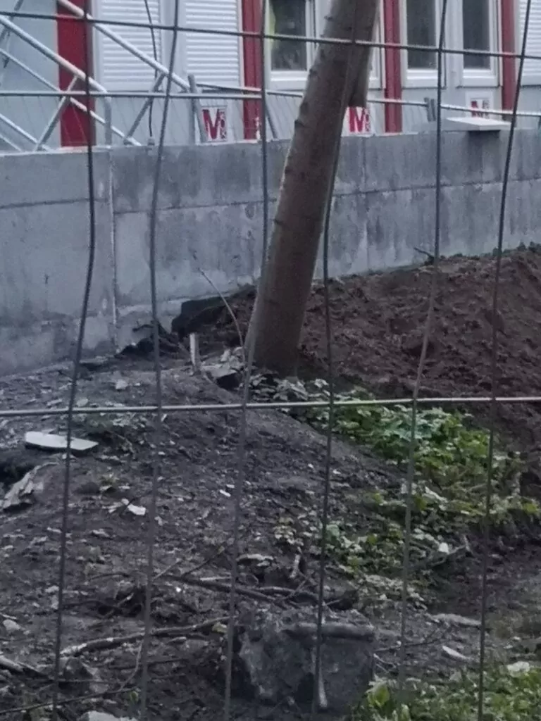 Prace budowlane wokół Osiedla Gaja (FOTO: czytelnik/wbijamszpile.pl)