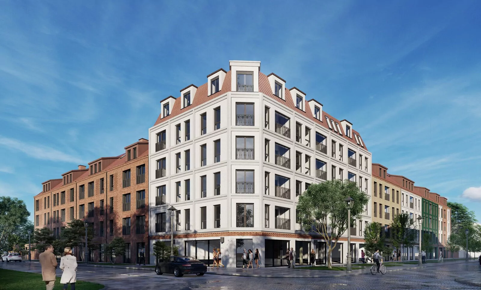 Mieszczańska kamienia, która powstanie na Długich Ogrodach (WIZ: BC ARCHITEKCI)