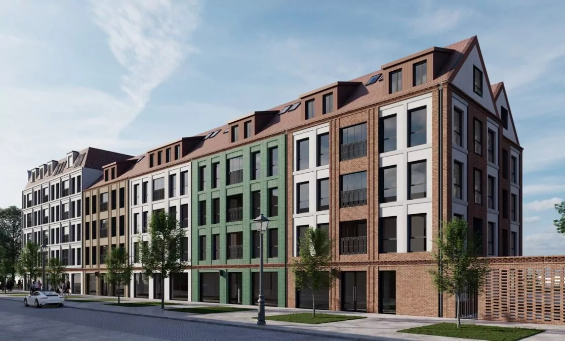 Mieszczańska kamienia, która powstanie na Długich Ogrodach (WIZ: BC ARCHITEKCI)