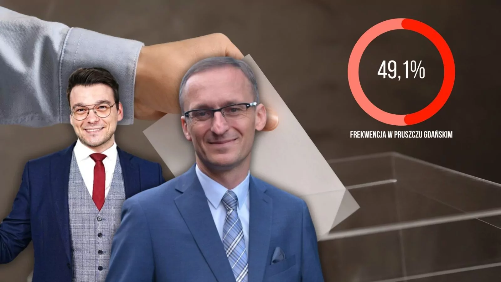 Janusz Wróbel burmistrzem Pruszcza Gdańskiego (FOTO: Facebook.com/canva.com)