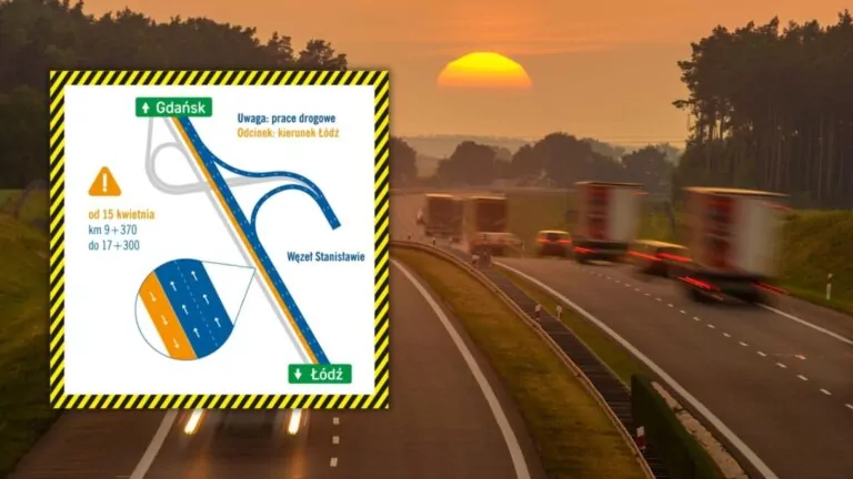 Rozpoczęły się utrudnienia na autostradzie A1 przed Gdańskiem (FOTO: GTC/canva.com)