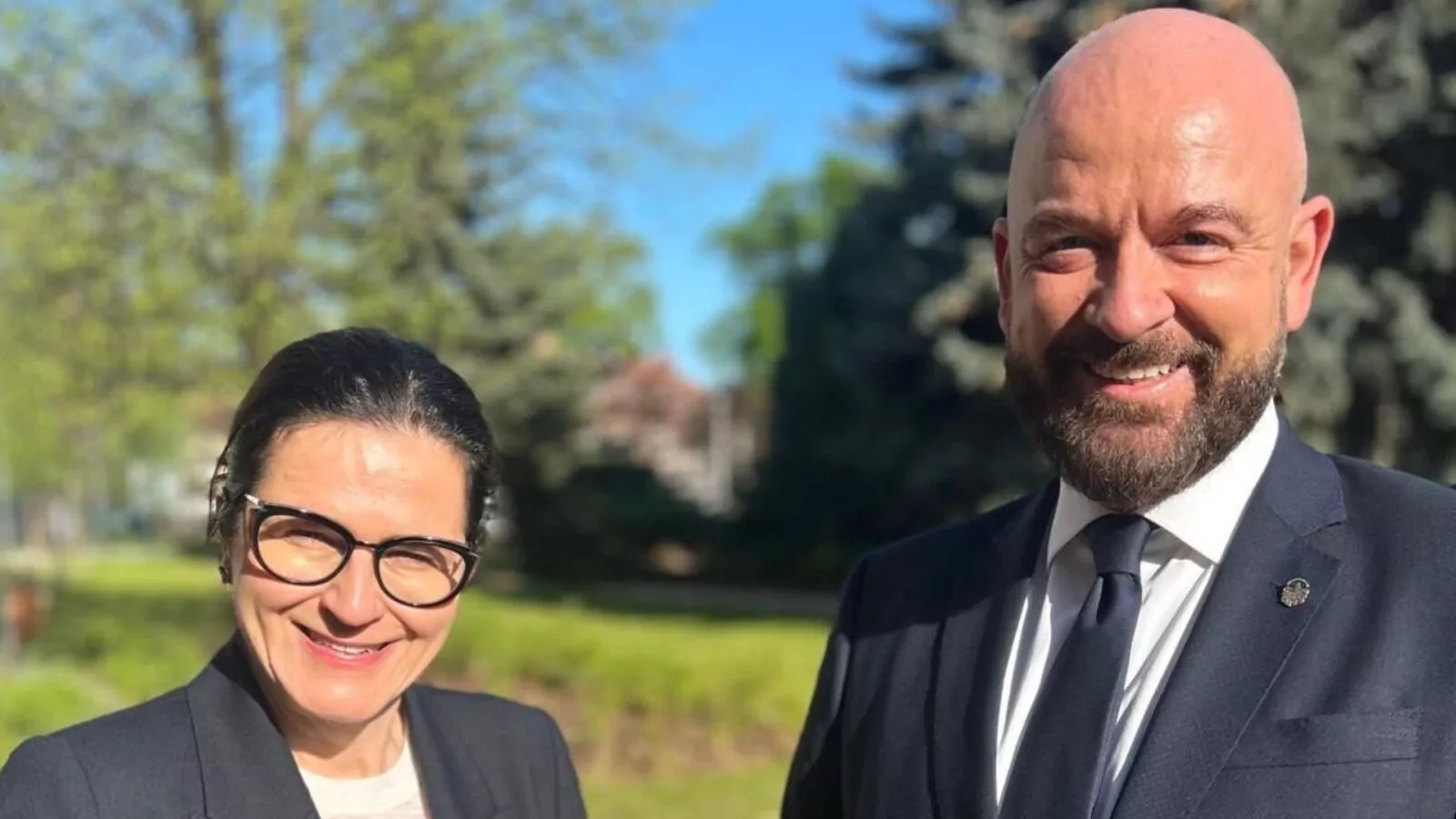 Prezydent Gdańska Aleksandra Dulkiewicz przebywa w delegacji - pomaga w kampanii Jackowi Sutrykowi w walce o reelekcję. (FOTO: Jacek Sutryk/X)