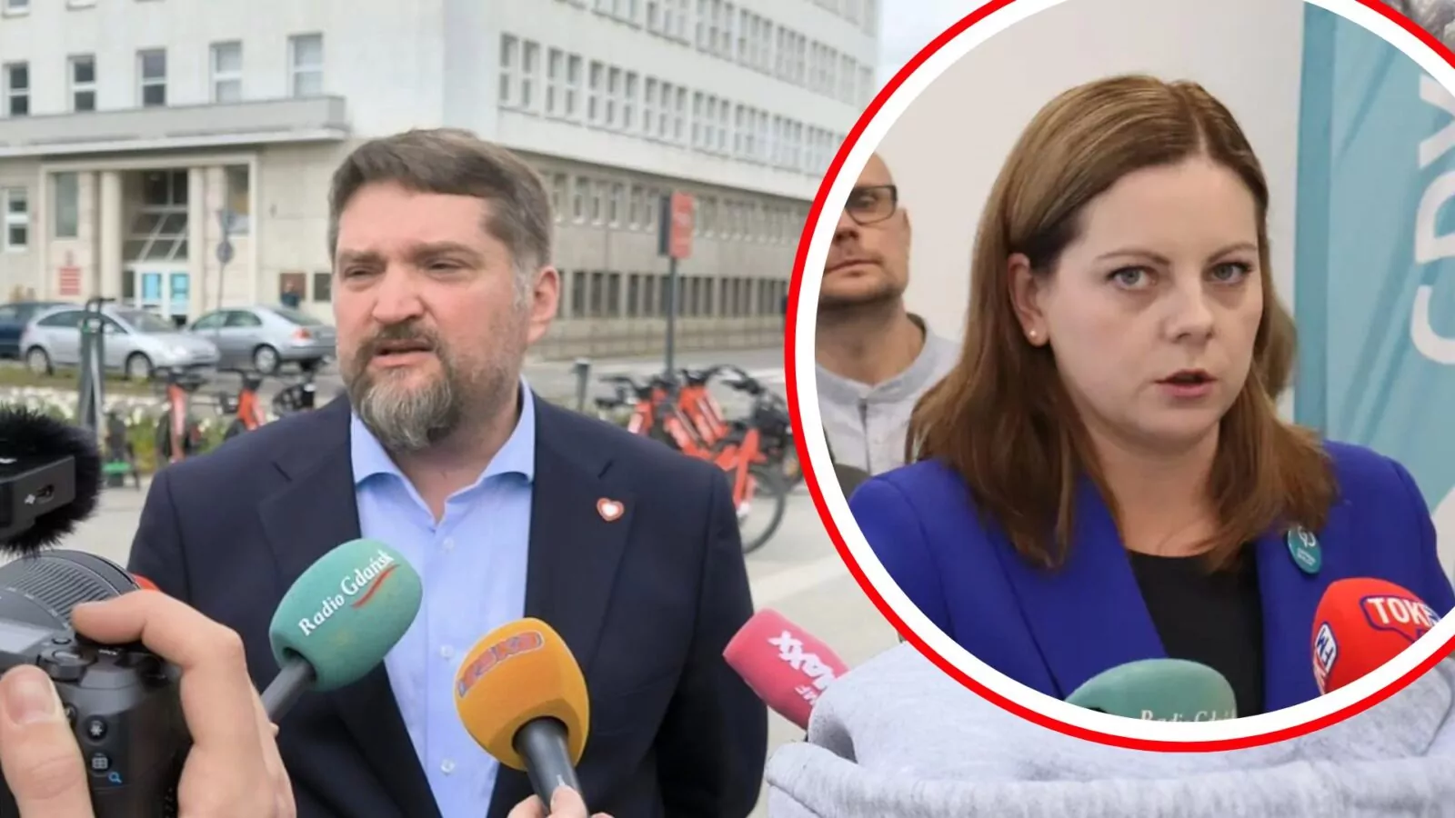 Zwolennicy PO z lewaków robią marionetki PiS-u (FOTO: Tadeusz Szemiot/Aleksandra Kosiorek)