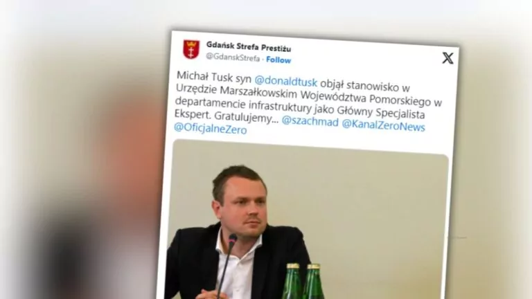 Syn Donalda Tuska dostał pracę w Urzędzie Marszałkowskim (FOTO: GSP/X)