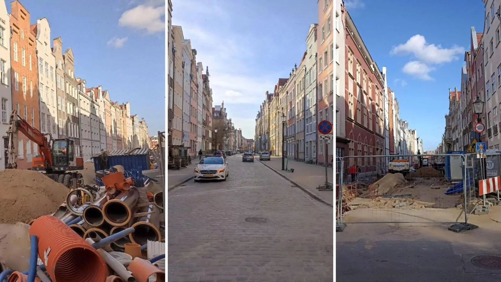 Przebudowa ulicy Ogarnej powinny zakończyć się w 2023 roku - dokładnie rok temu (FOTO: wbijamzpile.pl)