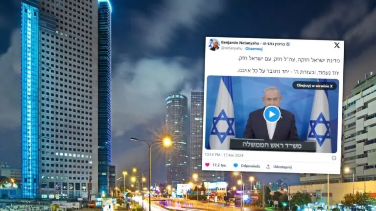 Masowy atak Iranu na terytorium Izraela. Podsumowanie (FOTO: canva.com/X)