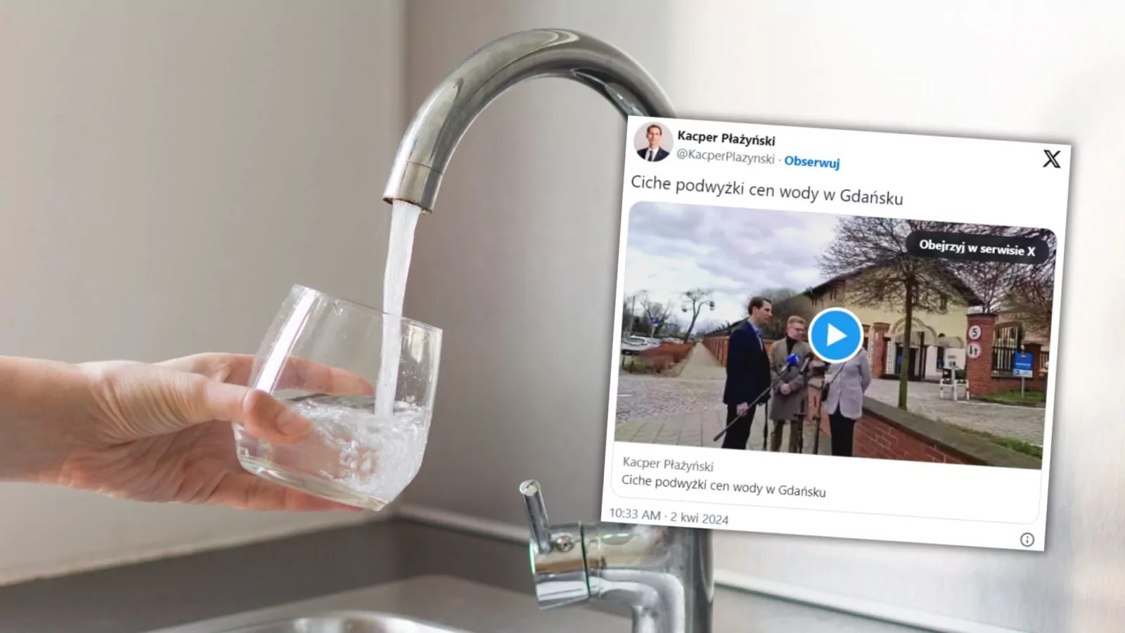 Ciche podwyżki wody i ścieków w Gdańsku (FOTO: canva.com/X)