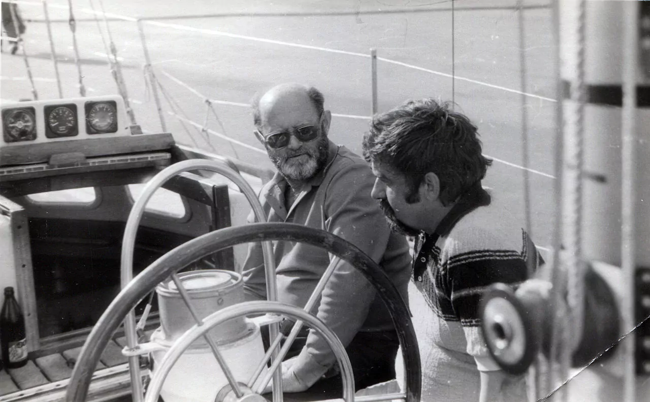 Henryk Jaskuła. Pierwszy Polak, który samotnie opłyną ziemię (FOTO: archiwum Jerzego Kordeckiego)