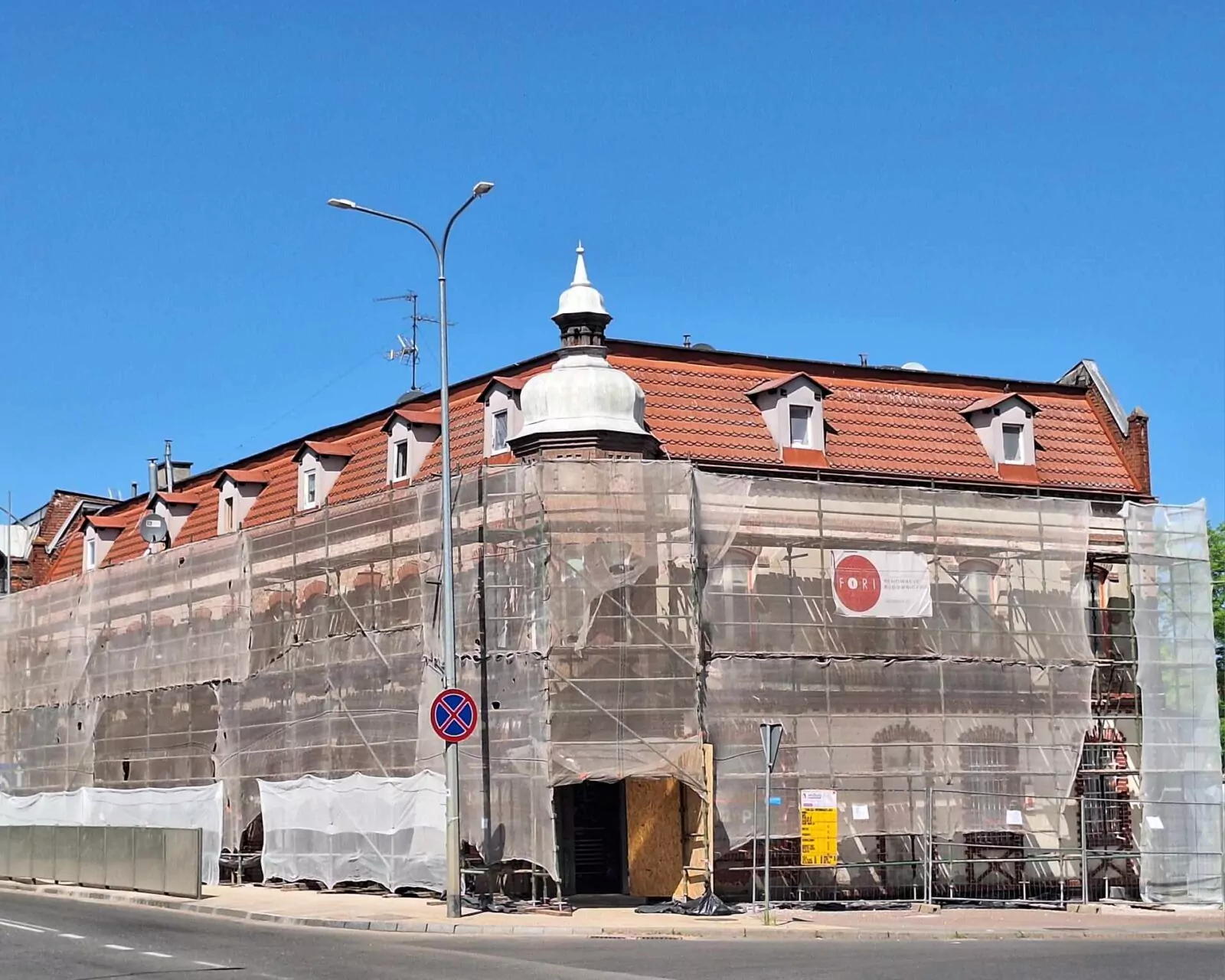 Remont kamienicy przy Grunwaldzkiej 21 w Pruszczu Gdańskim (FOTO: Janusz Wróbel)