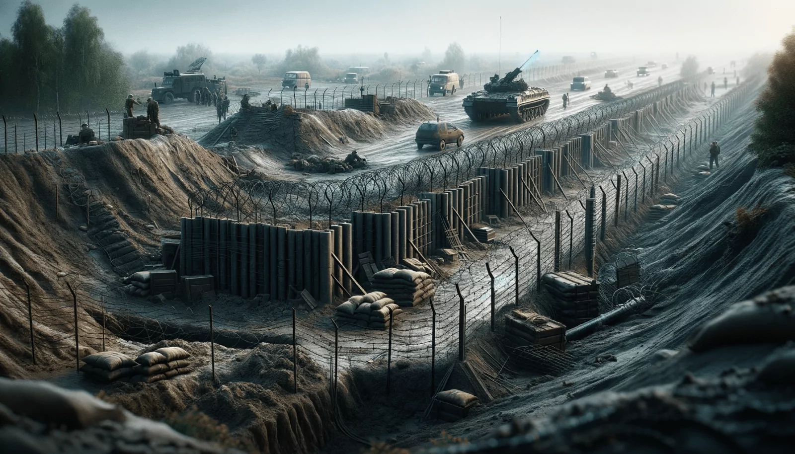 Sondaż. Polacy o umocnieniach na granicy z Rosją i Białorusią (FOTO: wbijamszpile.pl)