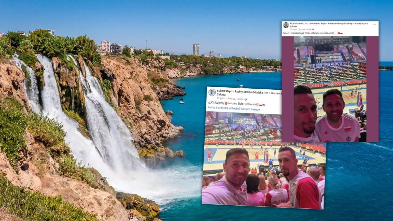 Wiceprezydent Gdańska i radny PO w gorącej Turcji na delegacji (FOTO: canva.com/Facebook.com/Piotr Borawski/Łukasz Bejm)