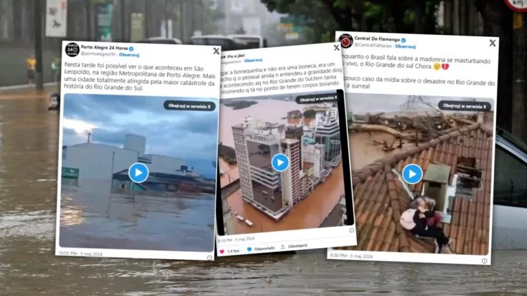 Powódź w Brazylii. Ponad 75 ofiar i tysiące ewakuowanych (FOTO: canva.com/X)