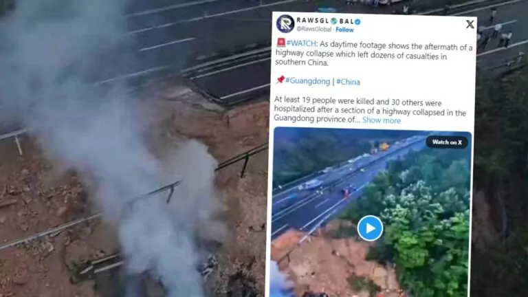 Tragiczne zawalenie autostrady w Chinach. Kilkadziesiąt ofiar (FOTO: canva.com)