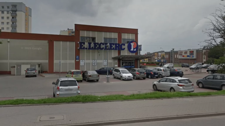 Likwidacja E.Leclerc w Malborku. Co czeka pracowników i miasto? (FOTO: Google Maps)