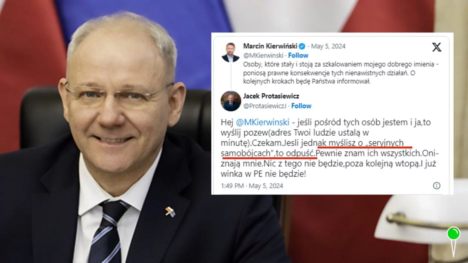 Szokujące słowa Protasiewicza. Napisał o "seryjnych samobójcach" (FOTO: DUW.GOV.PL/X)