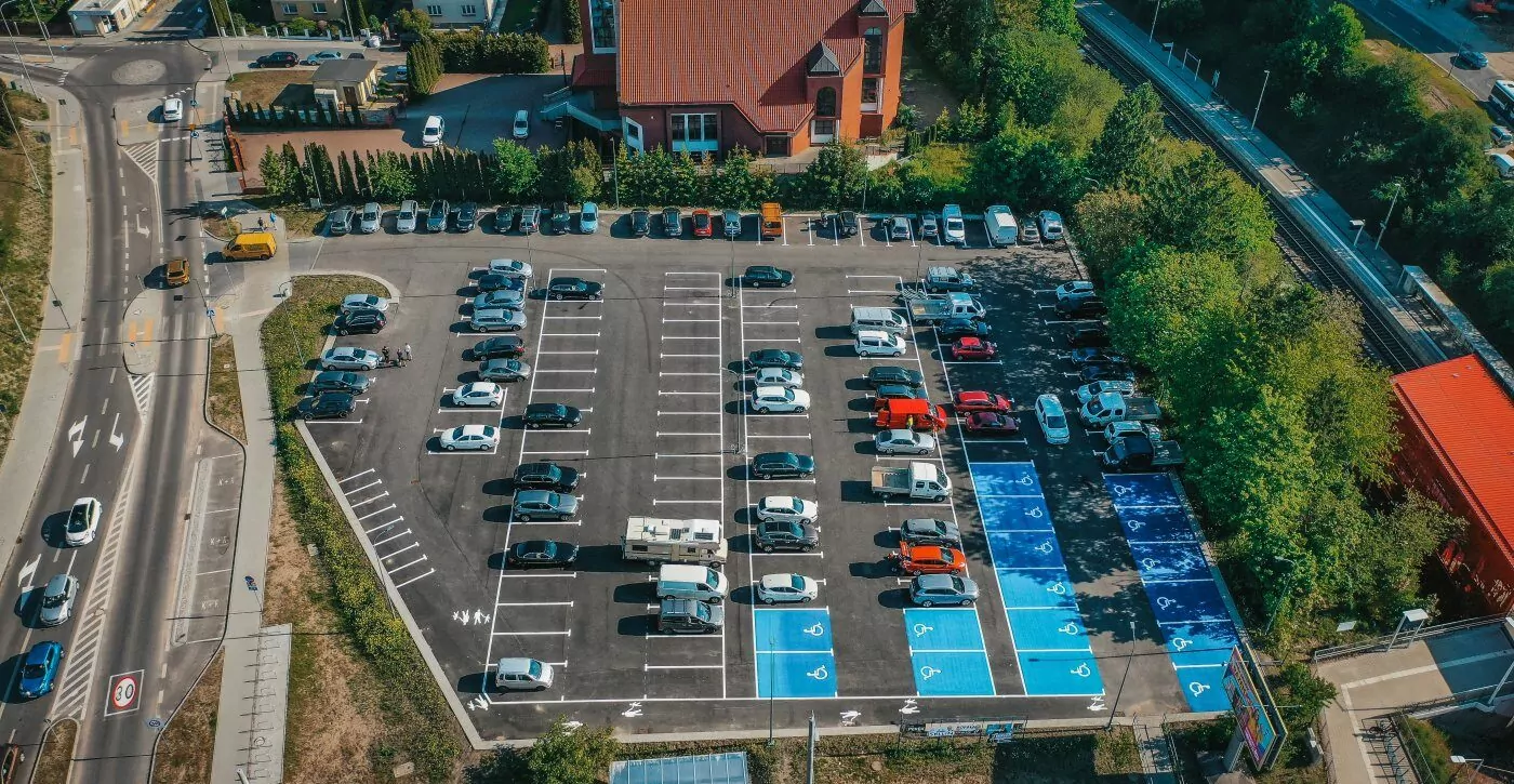 Nowy bezpłatny parking „Park and Ride” w Gdyni Karwinach (FOTO: M. Mielewski/gdynia.pl)