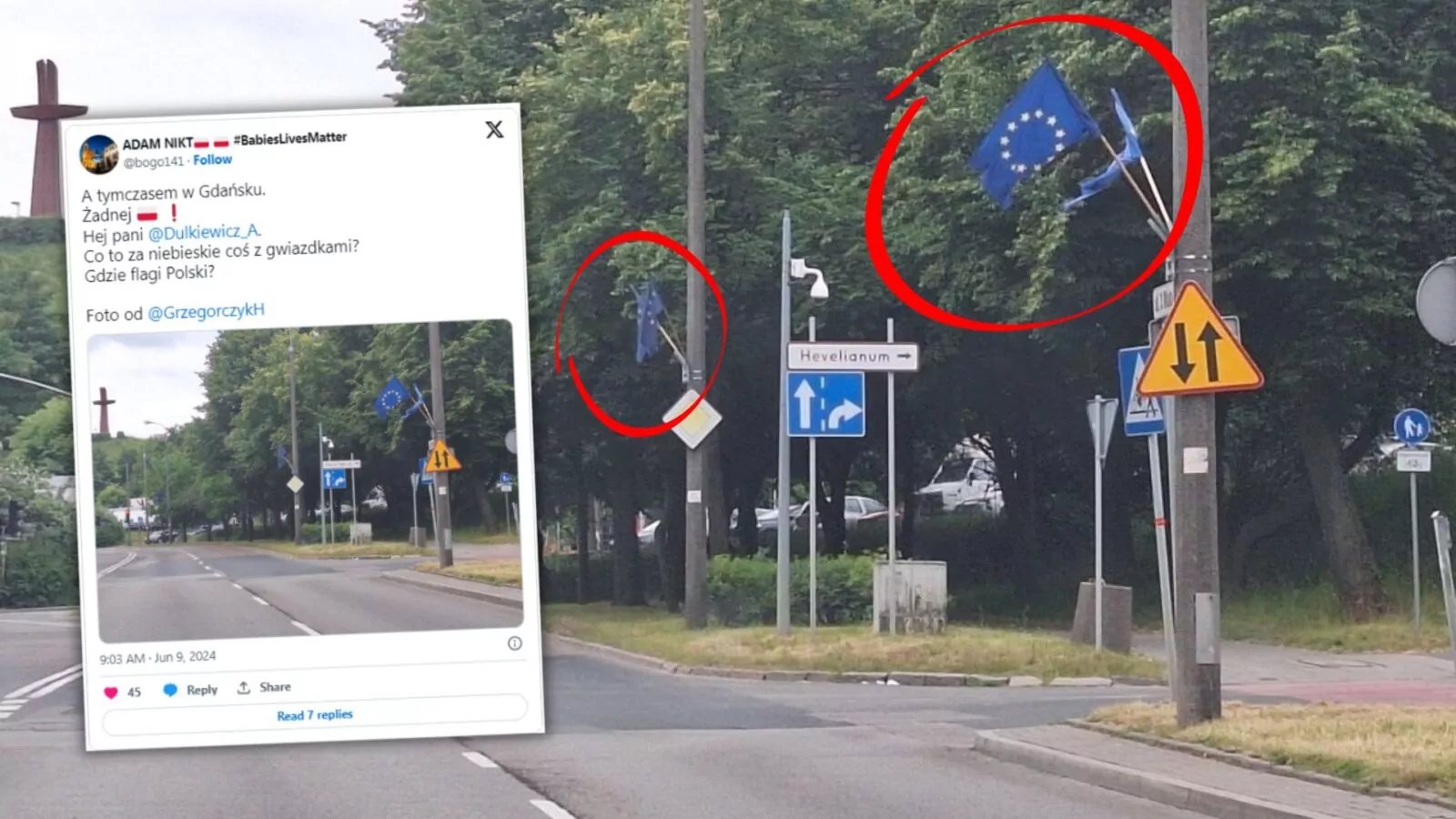 Gdańsk wywiesza unijne flagi. Czy to polityczna manipulacja? (FOTO: Hubert Grzegorczyk)