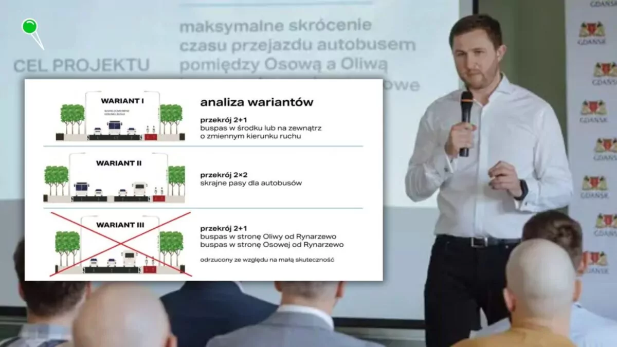 Tunel pod Pachołkiem i buspasy na Spacerowej (FOTO: Bartosz Bańka/gdansk.pl)