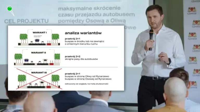 Tunel pod Pachołkiem i buspasy na Spacerowej (FOTO: Bartosz Bańka/gdansk.pl)