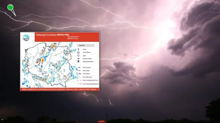 Alert RCB. Gwałtowne burze na Pomorzu (FOTO: canva/IMGW)