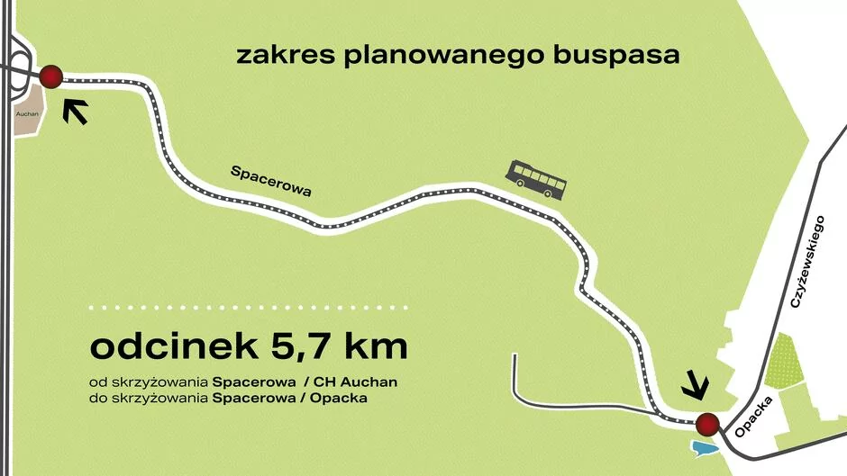 Tunel pod Pachołkiem i buspasy na Spacerowej (FOTO: gdansk.pl)