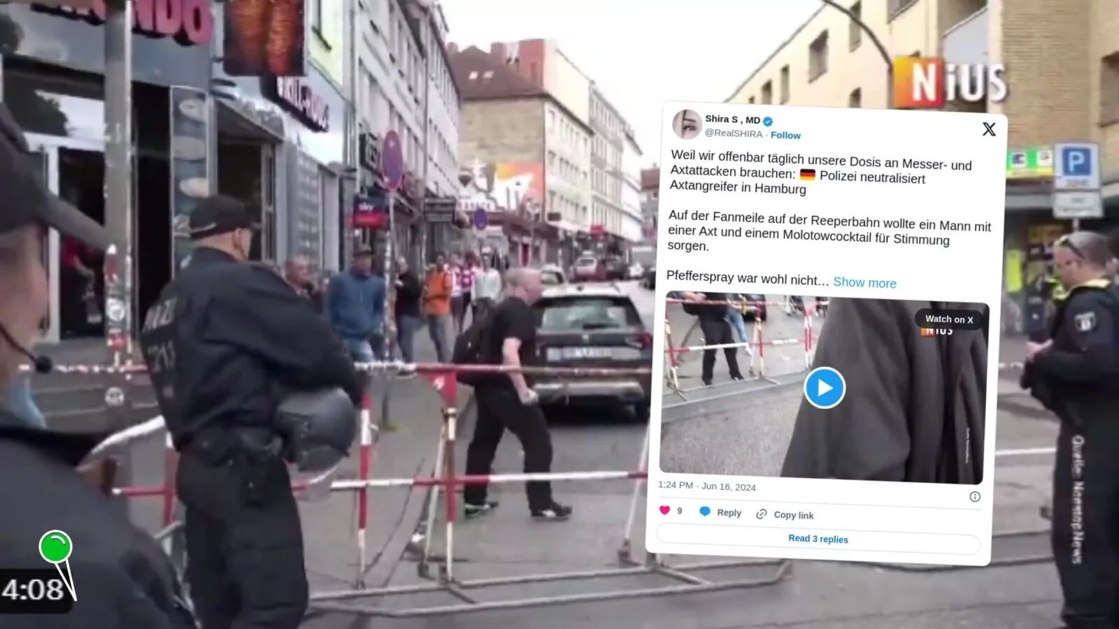 Policja postrzeliła nożownika przed meczem Polska - Holandia (FOTO: canva.com)