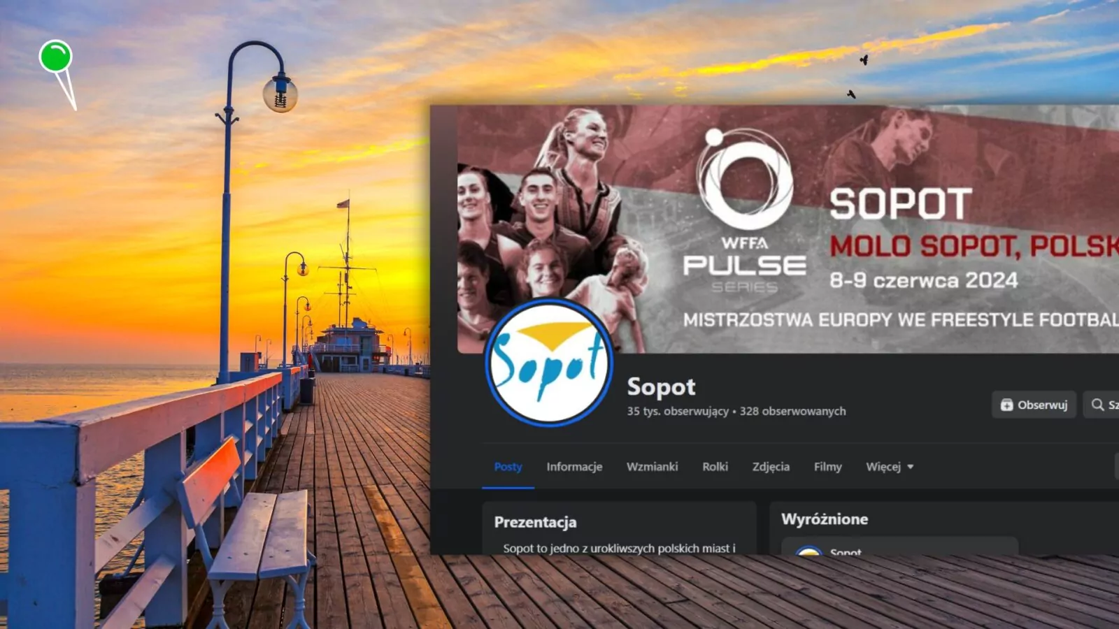 Sopotu oddaje prowadzenie social mediów zewnętrznej firmie (FOTO: canva.com/Facebook.com)