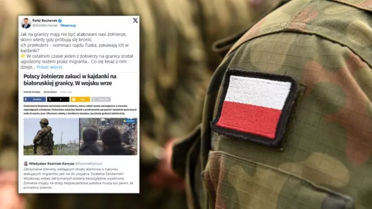Szokujące zatrzymanie polskich żołnierzy na granicy. Internet wrze (FOTO: canva.com/X)