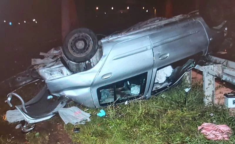 Wypadek na Drodze Gdyńskiej. Pijany 20-latek bez uprawnień (FOTO: KMP Gdynia)