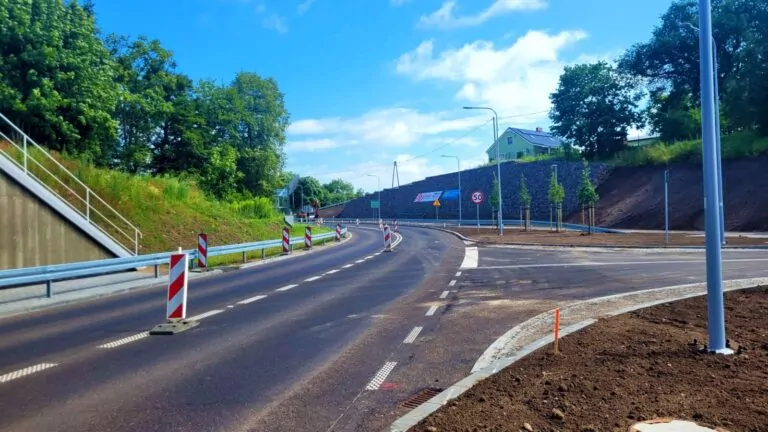 Gotowy nowy fragment drogi krajowej nr 55 pod Kwidzynem (FOTO: GDDKiA o. Gdańsk)