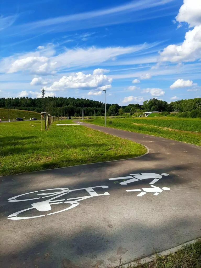 Gotowy nowy fragment drogi krajowej nr 55 pod Kwidzynem (FOTO: GDDKiA o. Gdańsk)