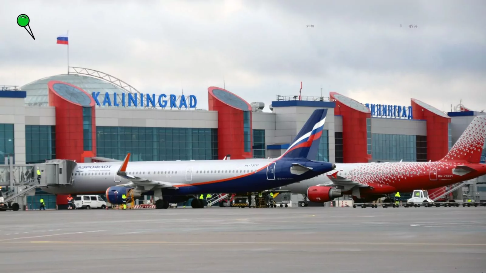 Lotnisko w Królewcu odnotowuje wzrost ruchu pasażerskiego i bojowego (FOTO: kgdavia.ru)
