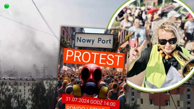 Gdańszczanie kontra pył węglowy. Krzyk mieszkańców o zdrowie (FOTO: Przemyslaw Reichel)