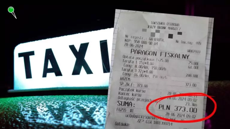 373 zł za taksówkę z Gdyni do Gdańska (FOTO: Facebook.com/canva.com)
