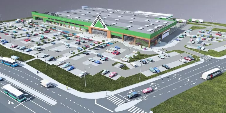 Będzie nowy park handlowy w Pruszczu Gdańskim - wizualizacja poglądowa (FOTO: mat. prasowe)