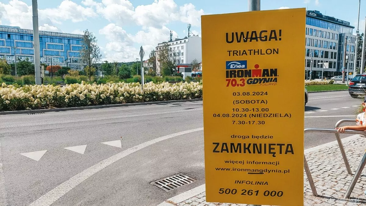 Rozpoczyna się Enea IRONMAN. Jak omijać korki w Gdyni? (FOTO: GZDiZ Gdynia)