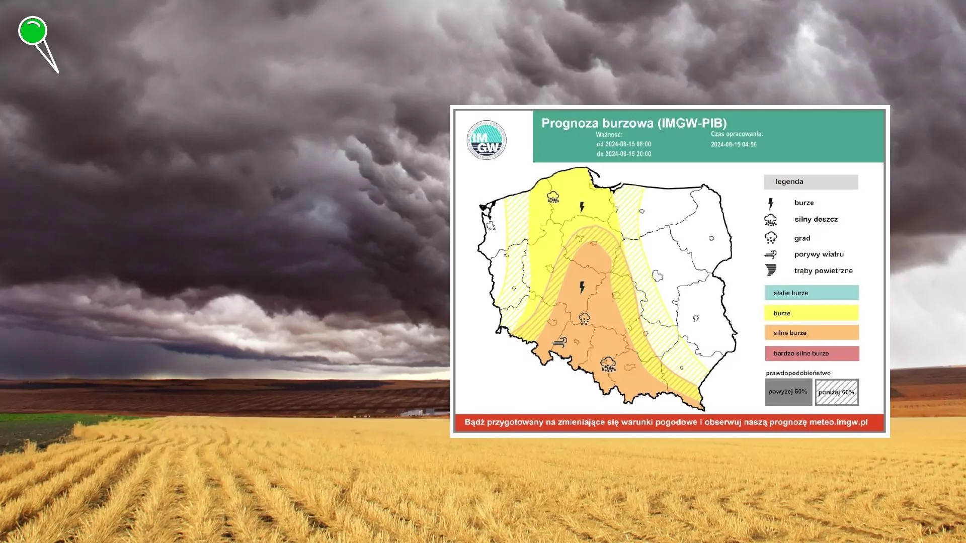 Upały i burze w Polsce. Alerty dla wielu województw (FOTO: canva.com/IMGW)
