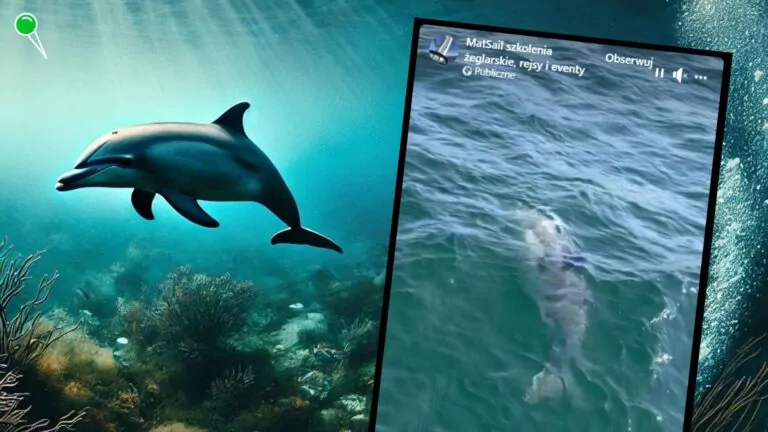 Delfin zwyczajny w Zatoce Gdańskiej (FOTO: canva.com)