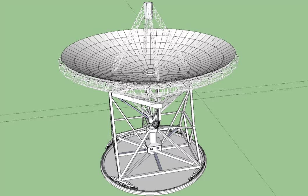 Tak miał wyglądać Radioteleskop Heweliusz.