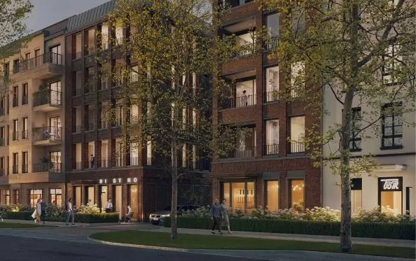 Nowa inwestycja na Dolnym Mieście w Gdańsku pn. Jaskółcza (FOTO: Euro Styl)