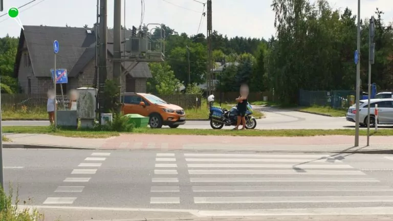 Wypadek w Straszynie. 6-latek potrącony przez auto (FOTO: KPP Pruszcz Gdański)
