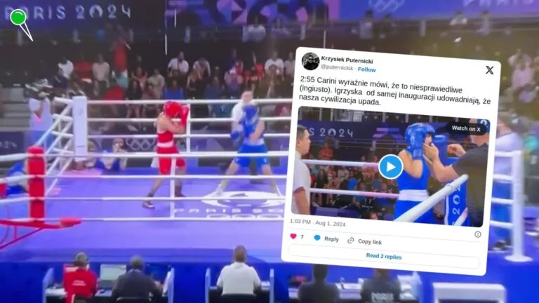 Skandal w Paryżu. MKOl zgodził się na walkę mężczyzny z kobietą (FOTO: X)