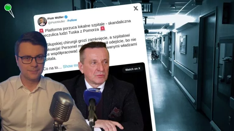 Szpital w Słupsku. Müller krytykuje, Urząd Marszałkowski uspokaja (FOTO: canva.com/X)
