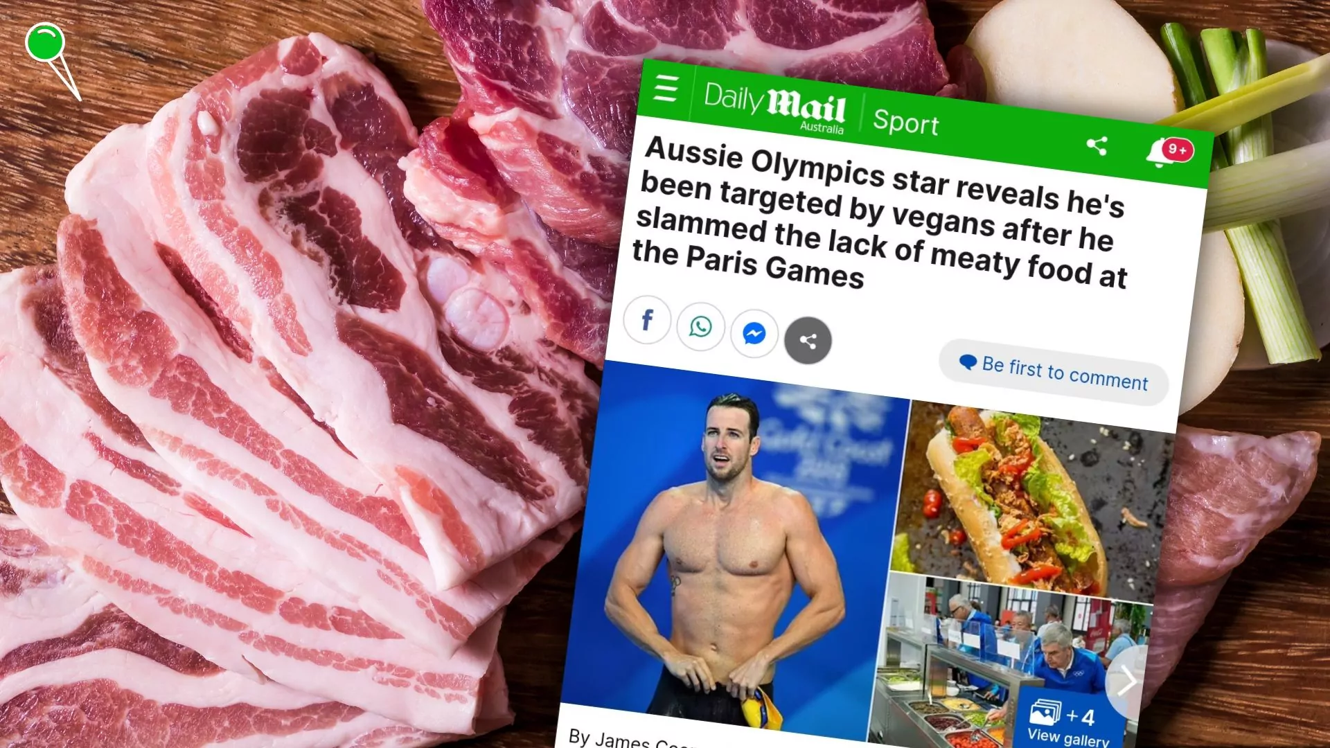 Paryż 2024. Olimpijczycy zażądali większej ilości mięsa (FOTO: canva.com)