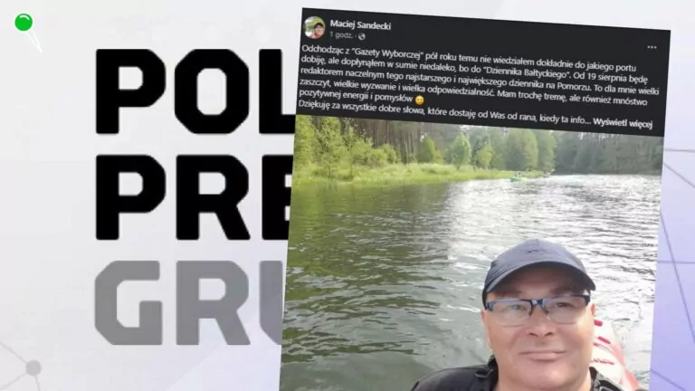 Maciej Sandecki. Lewicowy redaktor naczelny w "Dzienniku Bałtyckim" (FOTO: Polska Press/Maciej Sandecki Facebook.com)