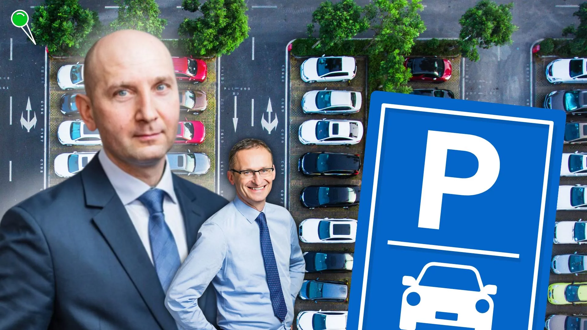 Przepełniony parking P+R w Pruszczu Gdańskim. Co dalej? (FOTO: UM Pruszcz Gdański/canva.com)