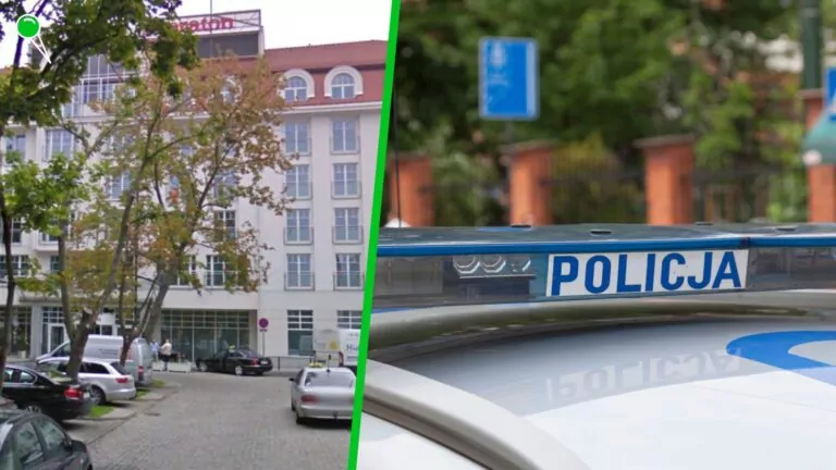 Policja na sygnale eskortowała gwiazdy TVN na festiwalu w Sopocie (FOTO: Google Maps/canva.com)