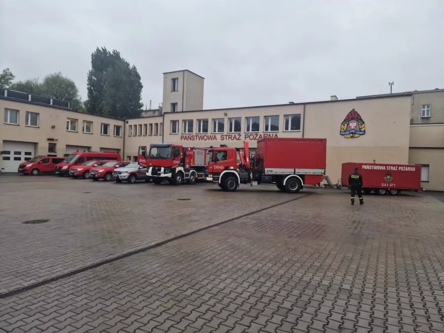 Strażacy z Pomorza ruszają na pomoc powodzianom z południa (FOTO: KWP PSP Gdańsk)