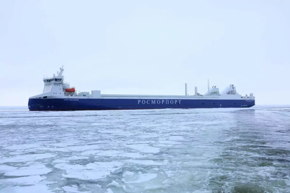 Rosja buduje kolejowe promy dla Królewca mimo sankcji (FOTO: Ministerstwo Transportu Rosji)